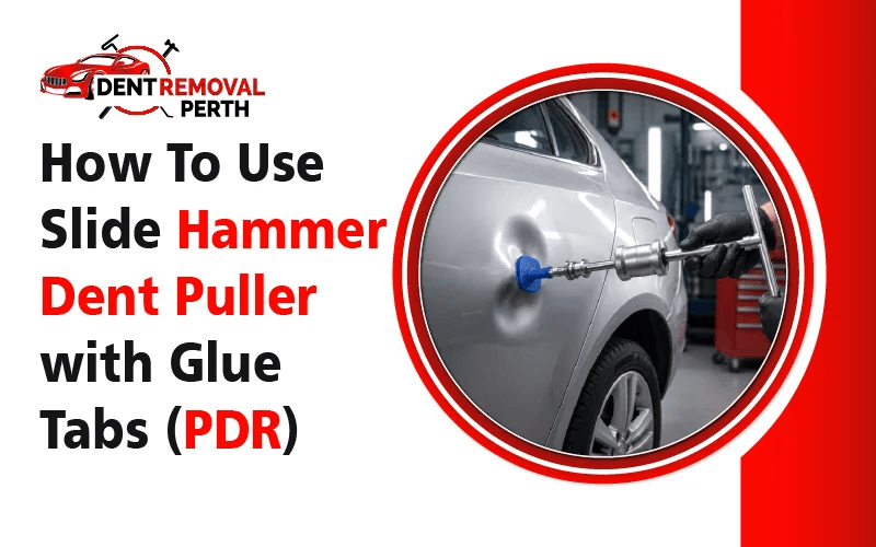 How To Use Slide Hammer Dent Puller with Glue Tabs (PDR)